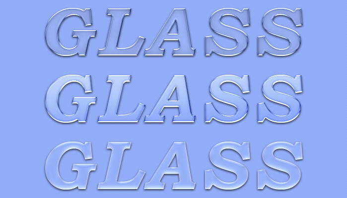 Photoshop情報 これはスゴいぞ まるで本物のガラスのように透明感のあるテキストエフェクト Glass Layout50