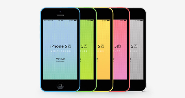 001-iphone-5C-mobile-celular-multicolors-gold-mock-up-psd